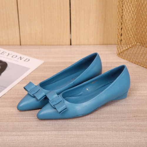 Ferragamo Salvatore FS Flat Shoes For Women #916183
