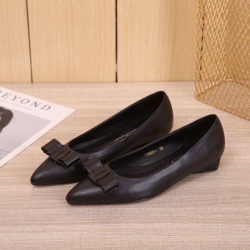 Ferragamo Salvatore FS Flat Shoes For Women #916187