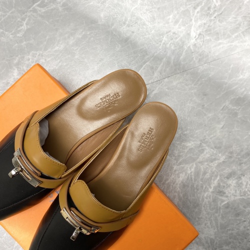Replica Hermes Slippers For Women #916228 $88.00 USD for Wholesale