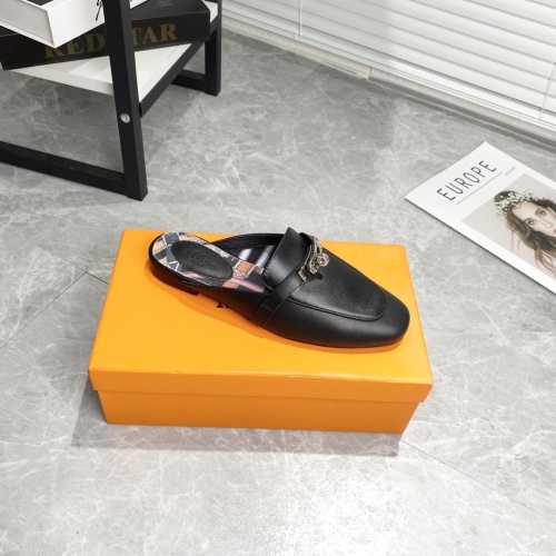 Replica Hermes Slippers For Women #916230 $88.00 USD for Wholesale