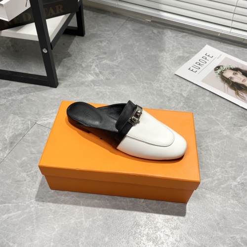 Replica Hermes Slippers For Women #916231 $88.00 USD for Wholesale