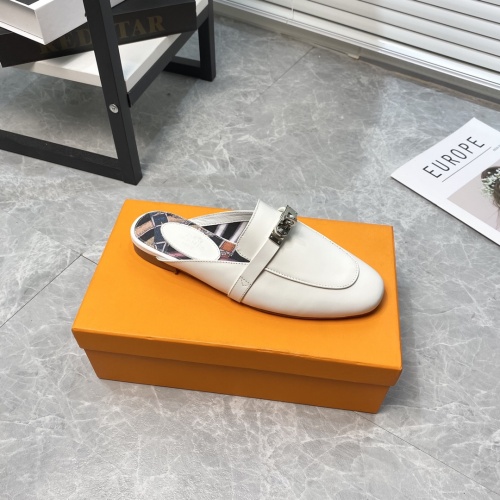Replica Hermes Slippers For Women #916232 $88.00 USD for Wholesale