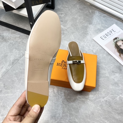 Replica Hermes Slippers For Women #916235 $88.00 USD for Wholesale