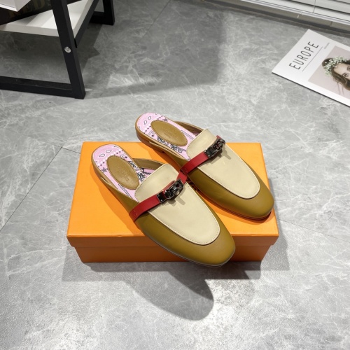 Replica Hermes Slippers For Women #916236 $88.00 USD for Wholesale