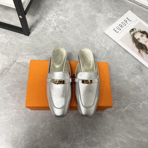 Replica Hermes Slippers For Women #916239 $88.00 USD for Wholesale