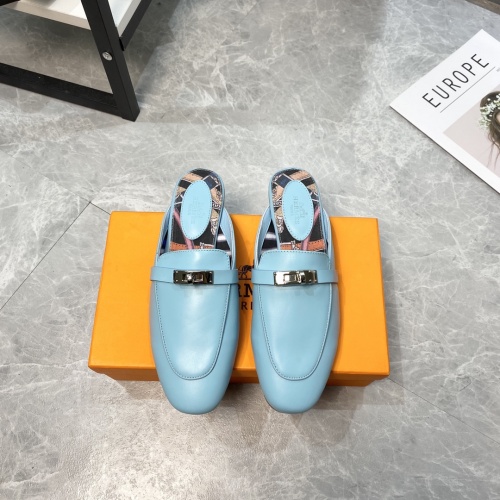 Replica Hermes Slippers For Women #916240 $88.00 USD for Wholesale