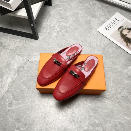 Replica Hermes Slippers For Women #916242 $88.00 USD for Wholesale