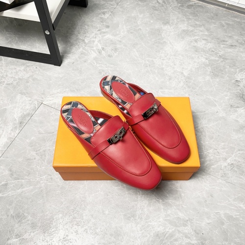 Replica Hermes Slippers For Women #916243 $88.00 USD for Wholesale