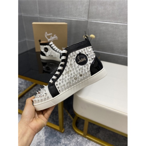 Replica Christian Louboutin High Tops Shoes For Men #916267 $100.00 USD for Wholesale