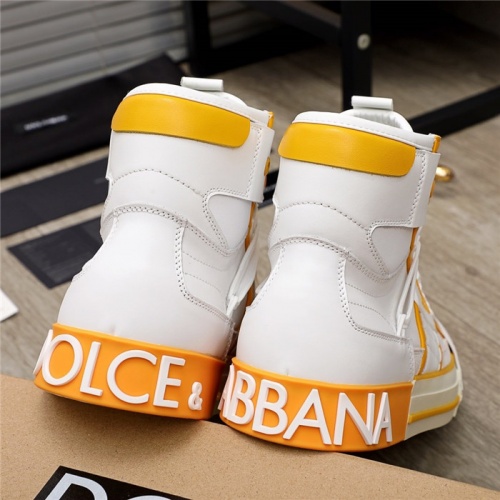 Replica Dolce & Gabbana D&G High Top Shoes For Men #916270 $105.00 USD for Wholesale