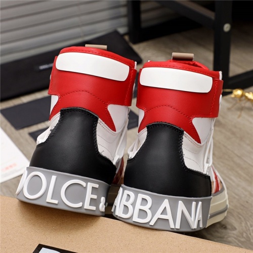 Replica Dolce & Gabbana D&G High Top Shoes For Men #916272 $105.00 USD for Wholesale