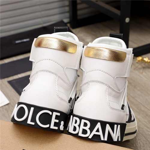Replica Dolce & Gabbana D&G High Top Shoes For Men #916274 $105.00 USD for Wholesale