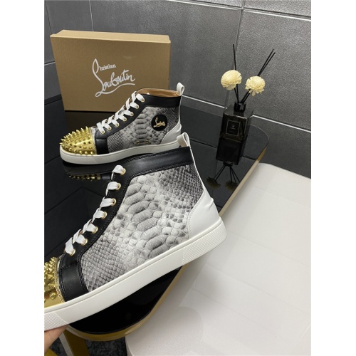 Replica Christian Louboutin High Tops Shoes For Women #916280 $98.00 USD for Wholesale