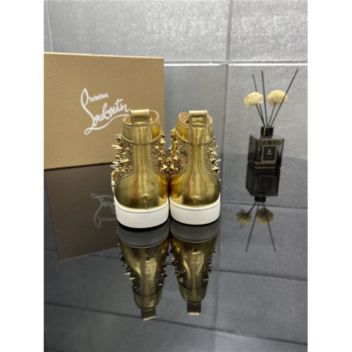 Replica Christian Louboutin High Tops Shoes For Women #916281 $100.00 USD for Wholesale