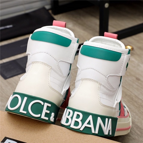 Replica Dolce & Gabbana D&G High Top Shoes For Women #916286 $105.00 USD for Wholesale