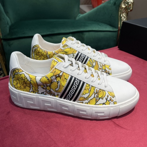 Versace Casual Shoes For Men #916298 $76.00 USD, Wholesale Replica Versace Casual Shoes