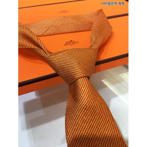 Replica Hermes Necktie For Men #916383 $61.00 USD for Wholesale