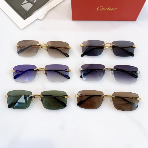 Replica Cartier AAA Quality Sunglassess #916385 $45.00 USD for Wholesale