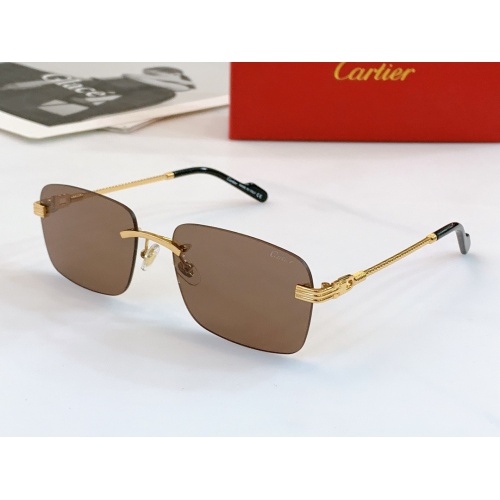 Cartier AAA Quality Sunglassess #916386 $45.00 USD, Wholesale Replica Cartier AAA Quality Sunglassess