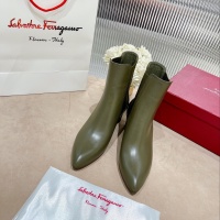 $128.00 USD Salvatore Ferragamo Boots For Women #916137