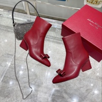 $128.00 USD Salvatore Ferragamo Boots For Women #916144