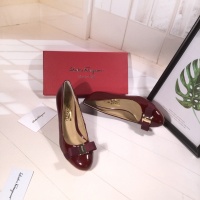 $85.00 USD Salvatore Ferragamo High-Heeled Shoes For Women #916159