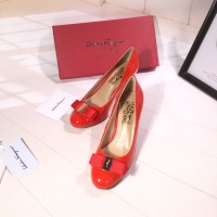 $85.00 USD Salvatore Ferragamo High-Heeled Shoes For Women #916160
