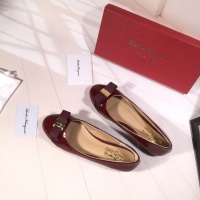 $82.00 USD Salvatore Ferragamo Flat Shoes For Women #916173