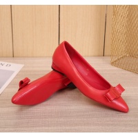 $85.00 USD Salvatore Ferragamo Flat Shoes For Women #916190