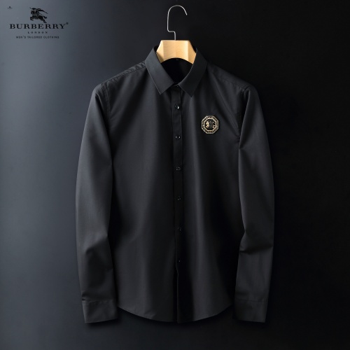 Burberry Shirts Long Sleeved For Men #916747 $56.00 USD, Wholesale Replica Burberry Shirts