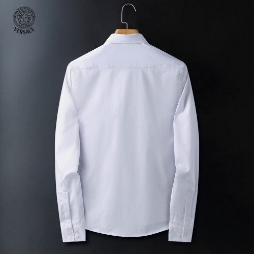 Replica Versace Shirts Long Sleeved For Men #916748 $56.00 USD for Wholesale