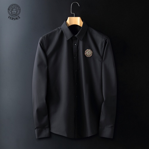 Versace Shirts Long Sleeved For Men #916749 $56.00 USD, Wholesale Replica Versace Shirts