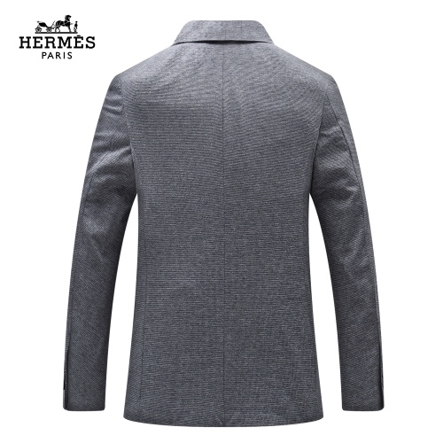 Replica Hermes Jackets Long Sleeved For Men #916822 $69.00 USD for Wholesale