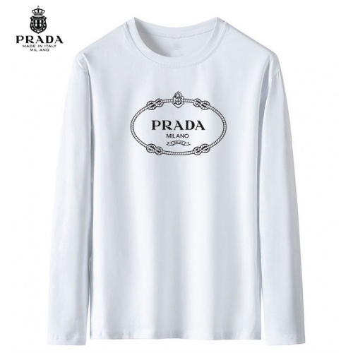 Prada T-Shirts Long Sleeved For Men #916838