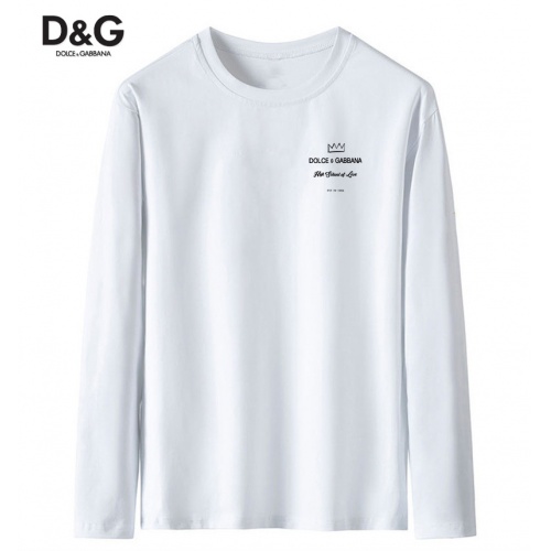 Dolce &amp; Gabbana D&amp;G T-Shirts Long Sleeved For Men #916857 $35.00 USD, Wholesale Replica Dolce &amp; Gabbana D&amp;G T-Shirts