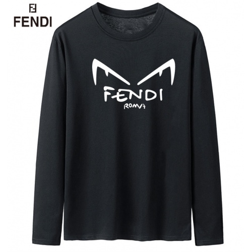 Fendi T-Shirts Long Sleeved For Men #916870 $35.00 USD, Wholesale Replica Fendi T-Shirts