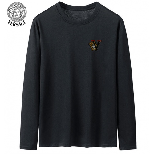 Versace T-Shirts Long Sleeved For Men #916887 $35.00 USD, Wholesale Replica Versace T-Shirts