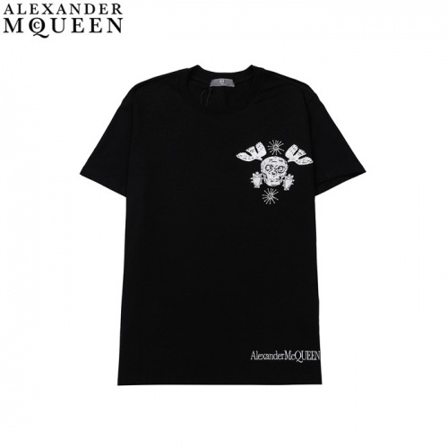 Alexander McQueen T-shirts Short Sleeved For Men #916904 $29.00 USD, Wholesale Replica Alexander McQueen T-shirts