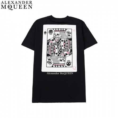 Alexander McQueen T-shirts Short Sleeved For Men #916906 $29.00 USD, Wholesale Replica Alexander McQueen T-shirts