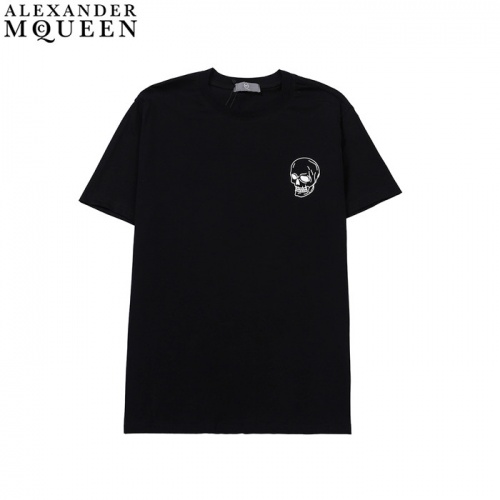 Replica Alexander McQueen T-shirts Short Sleeved For Men #916906 $29.00 USD for Wholesale