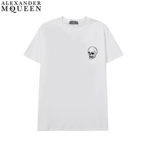 Replica Alexander McQueen T-shirts Short Sleeved For Men #916907 $29.00 USD for Wholesale