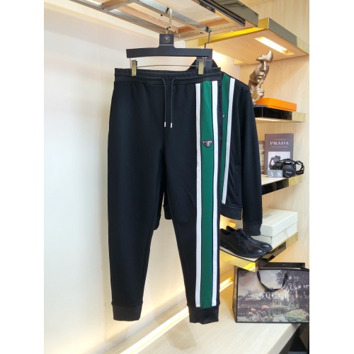 Replica Prada Tracksuits Long Sleeved For Men #917017 $92.00 USD for Wholesale