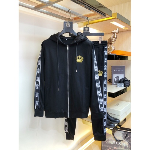 Dolce &amp; Gabbana D&amp;G Tracksuits Long Sleeved For Men #917019 $92.00 USD, Wholesale Replica Dolce &amp; Gabbana D&amp;G Tracksuits