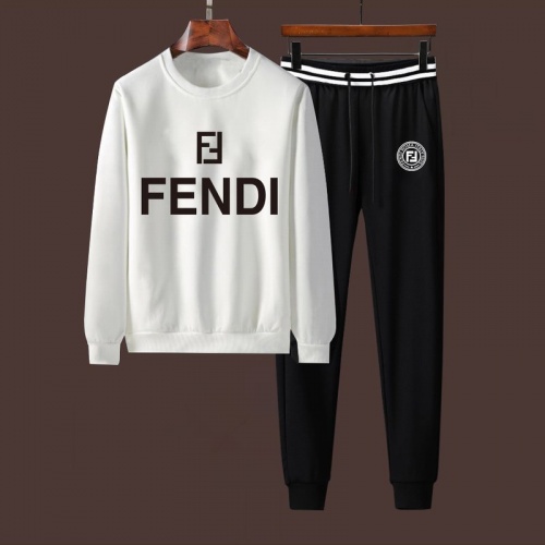 Fendi Tracksuits Long Sleeved For Men #917096 $88.00 USD, Wholesale Replica Fendi Tracksuits