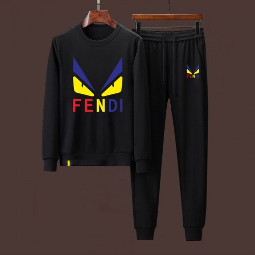 Fendi Tracksuits Long Sleeved For Men #917106 $88.00 USD, Wholesale Replica Fendi Tracksuits