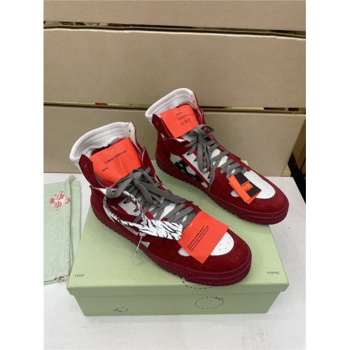 Off-White High Tops Shoes For Men #917114 $112.00 USD, Wholesale Replica Off-White High Tops Shoes
