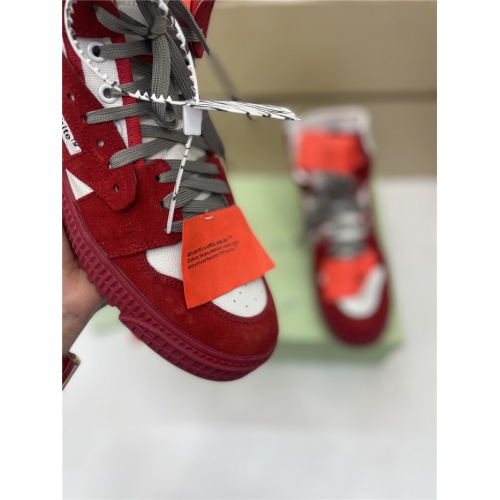 Replica Off-White High Tops Shoes For Men #917114 $112.00 USD for Wholesale