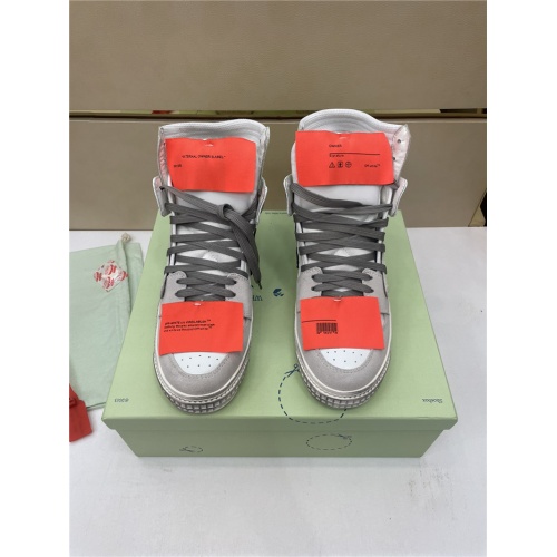 Replica Off-White High Tops Shoes For Men #917115 $112.00 USD for Wholesale