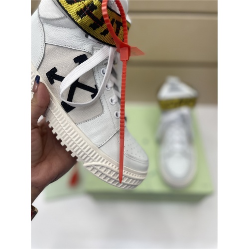 Replica Off-White High Tops Shoes For Men #917116 $112.00 USD for Wholesale