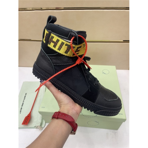 Replica Off-White High Tops Shoes For Men #917117 $112.00 USD for Wholesale